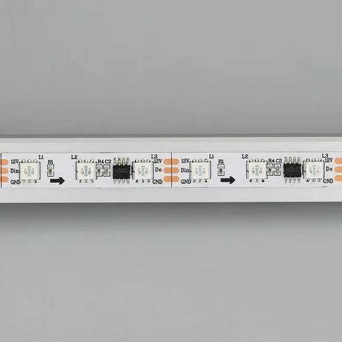 Лента светодиодная SPI-B60-10mm 12V RGB-PX3 (14.4 W/m, IP20, 5060, 5m) (Arlight, Открытый, IP20)