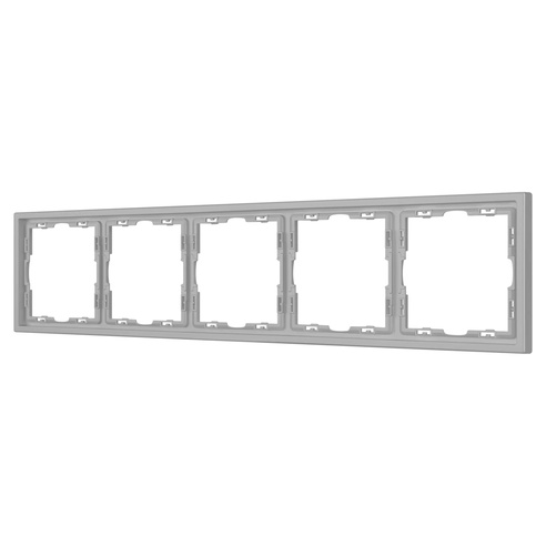 Рамка пластиковая FRM-NOBE-SFPL-5-IS (Arlight, Никель)