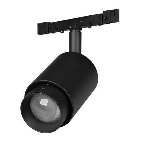 Светильник MAG-MICROCOSM-SPOT-ZOOM-R47-9W Warm3000 (BK, 15-55 deg, 24V) (Arlight, IP20 Металл, 5 лет)