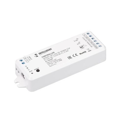 INTELLIGENT ARLIGHT Контроллер SMART-SPI-302-82-RGBW-SUF (5-24V, 8A, TUYA Wi-Fi, 2.4G) (IARL, IP20 Пластик, 5 лет)
