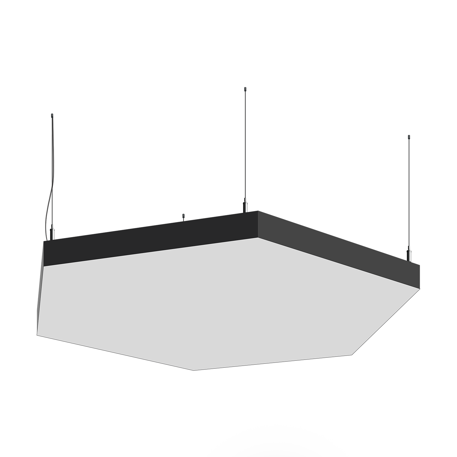 Cветодиодный фигурный светильник MS-HEX Гексагон 400mm 25W 3000/4000/6000K