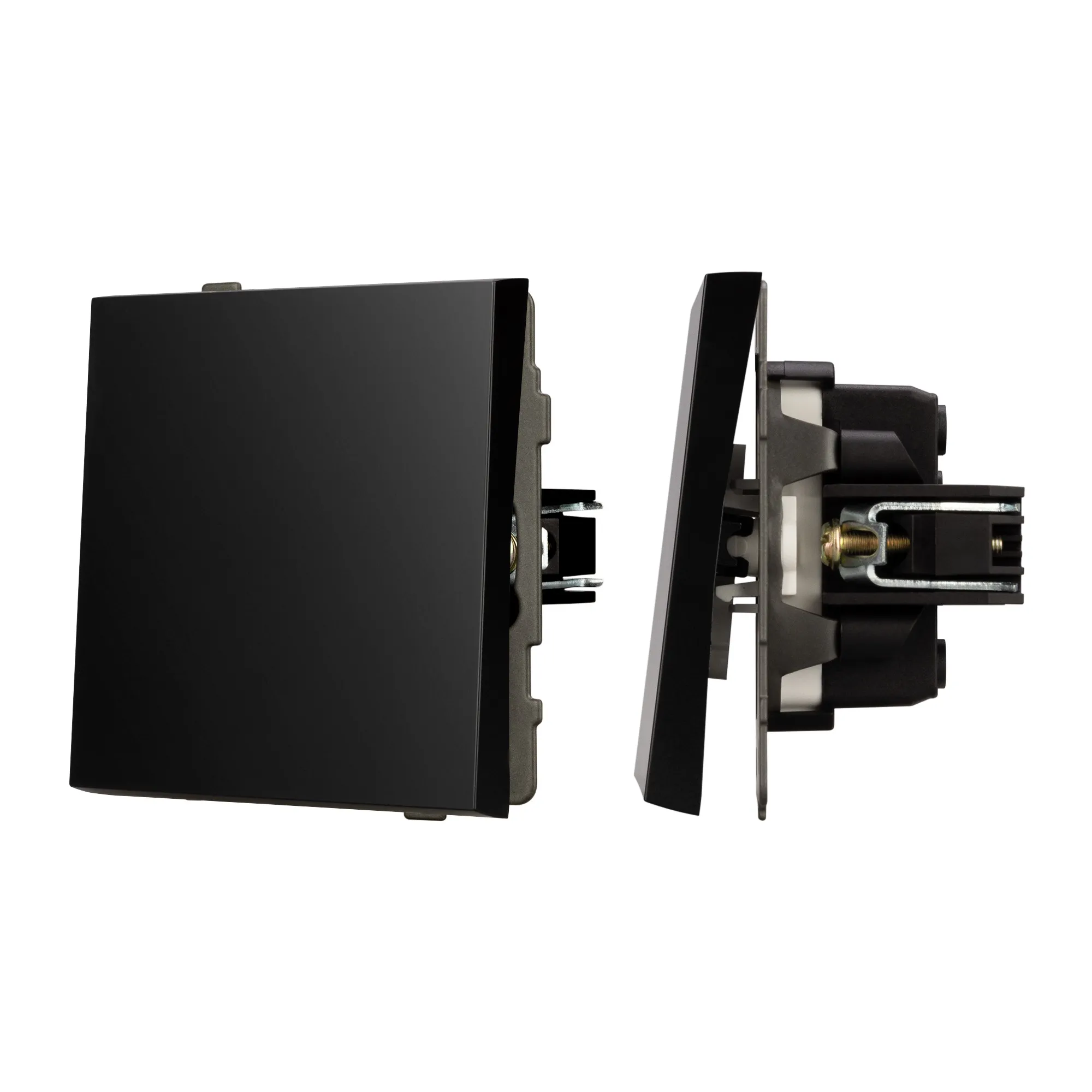 Механизм выключателя одноклавишный проходной SWT-TENDO-MKP1-PL-BK (230V, 10A) (Arlight, -) - изображение товара