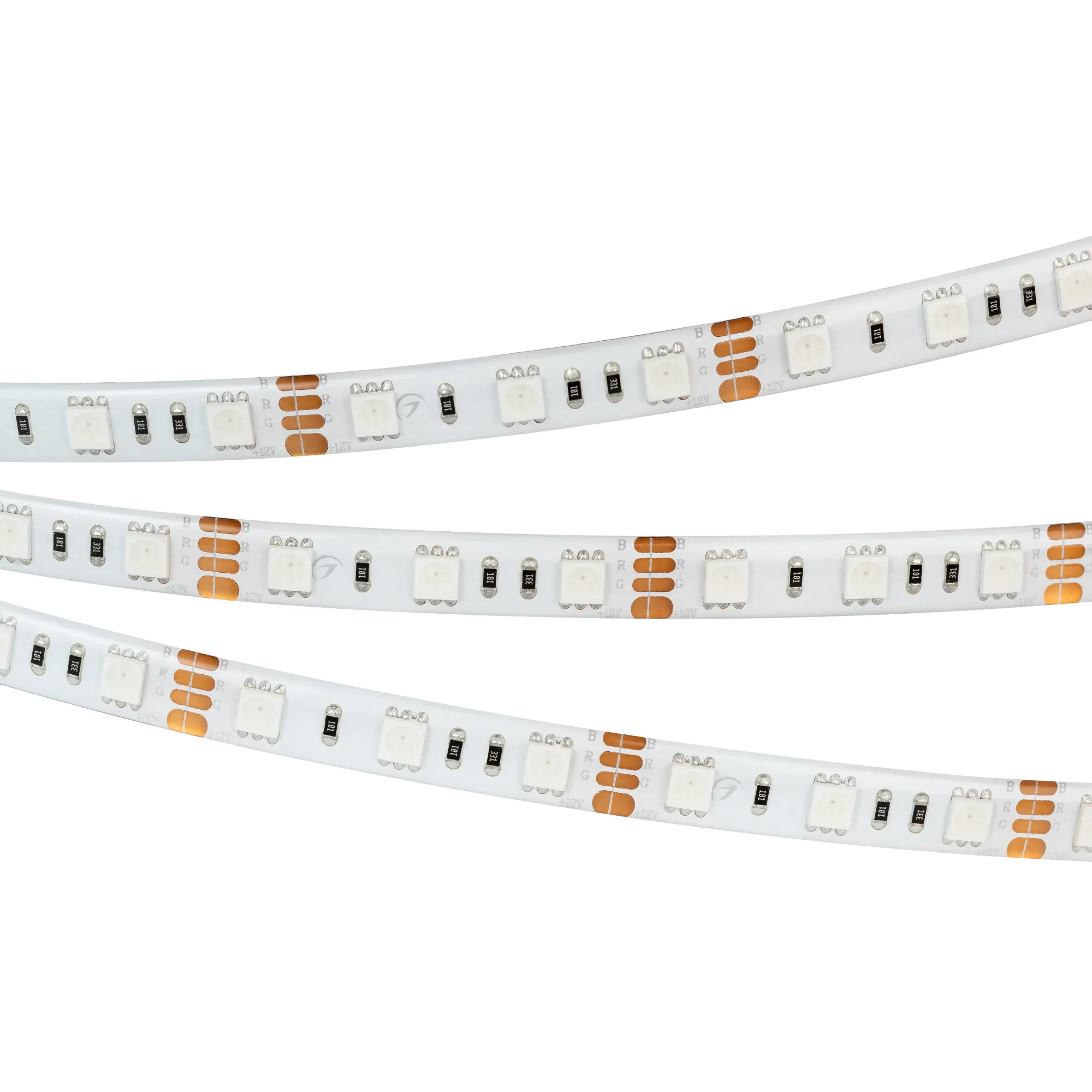 Лента светодиодная RTW 2-5000SE 12V RGB 2x (5060, 300 LED, LUX) (Arlight, 14.4 Вт/м, IP65) - изображение товара