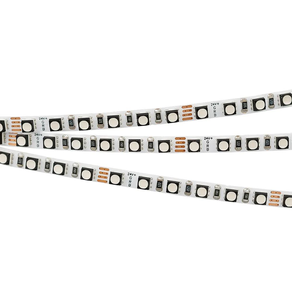 Лента светодиодная MINI-120-24V RGB 5mm (3535, 5m, LUX) (Arlight, 8 Вт/м, IP20) - изображение товара