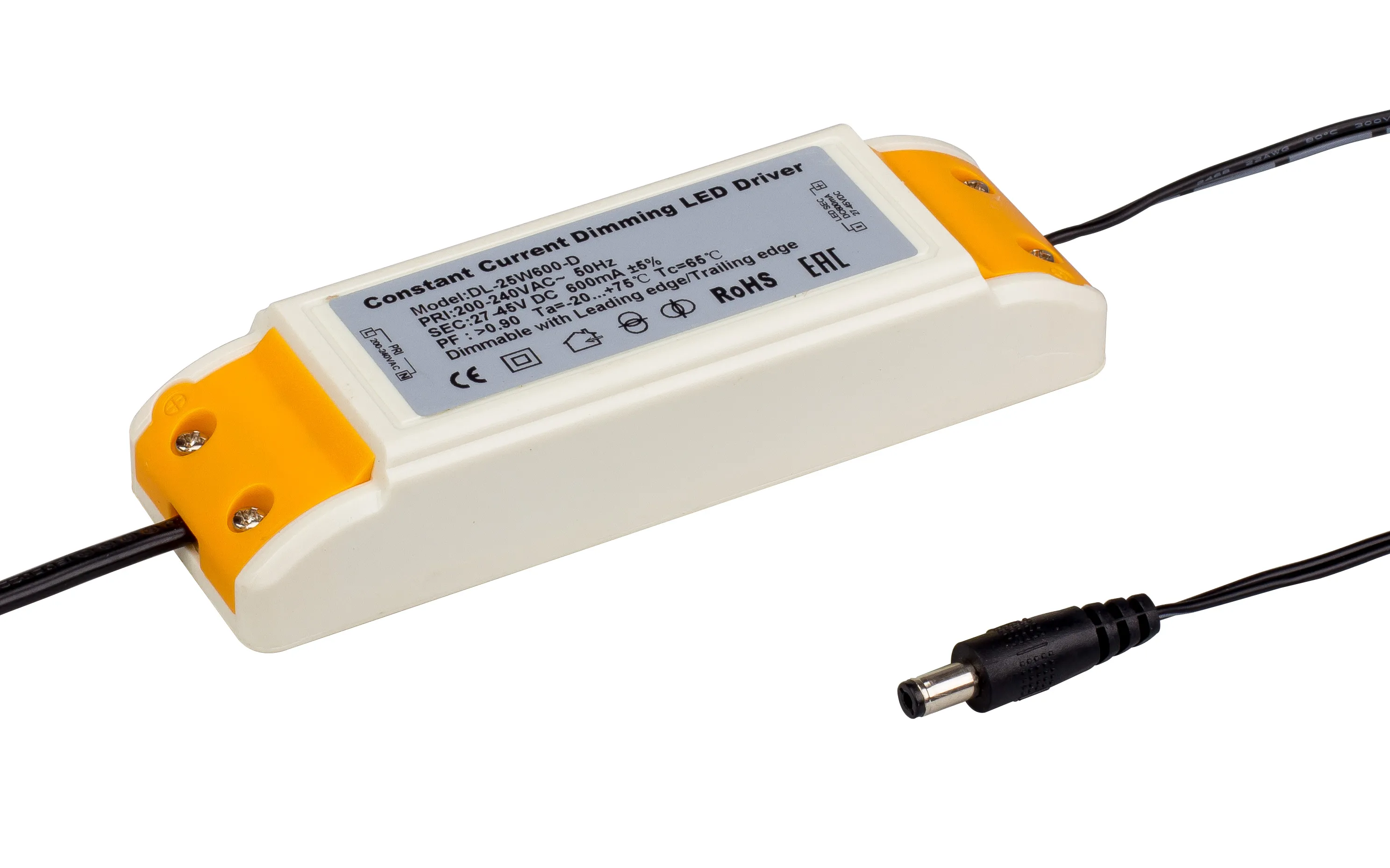 Диммируемый драйвер DL-25W600-D (600mA, 25W) (Arlight, -) - изображение товара