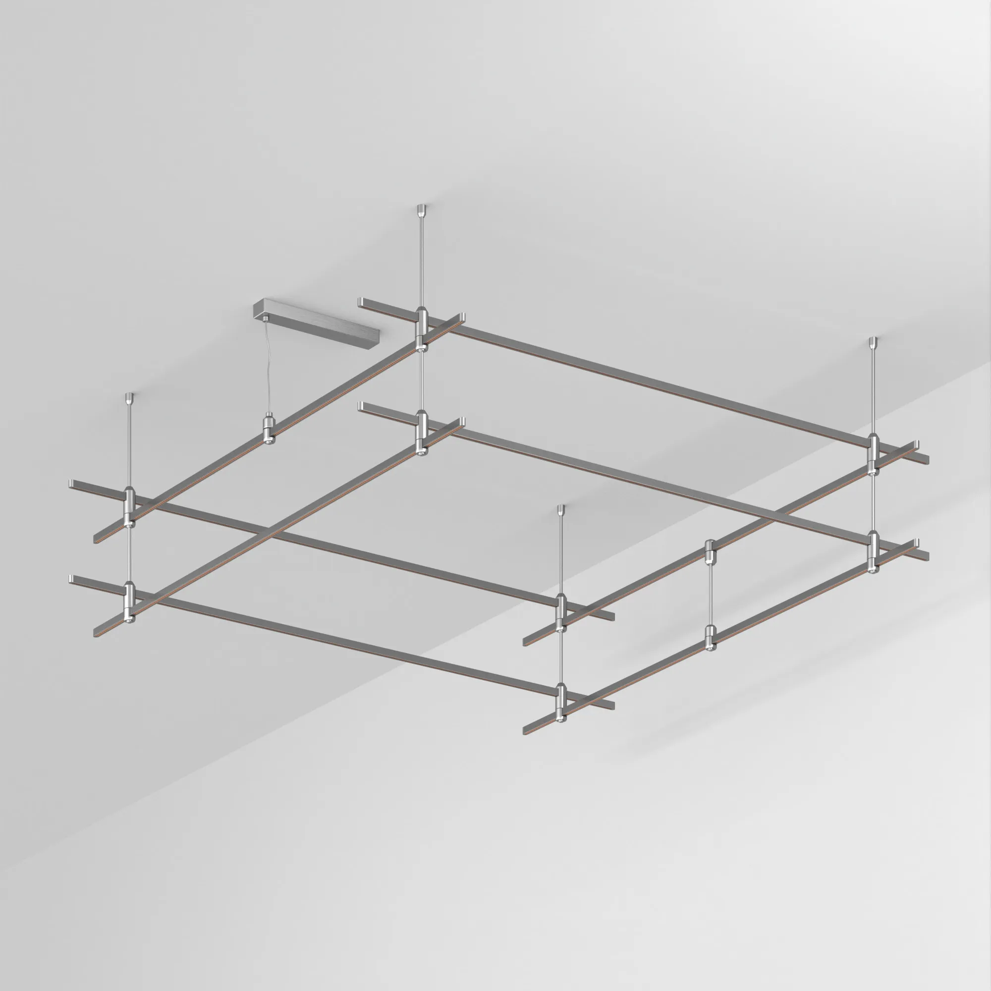 Трек ART-APRIORI-QUADRAT-2-ROD-400-2000x2000 (TN) (Arlight, IP20 Металл, 3 года) - изображение товара