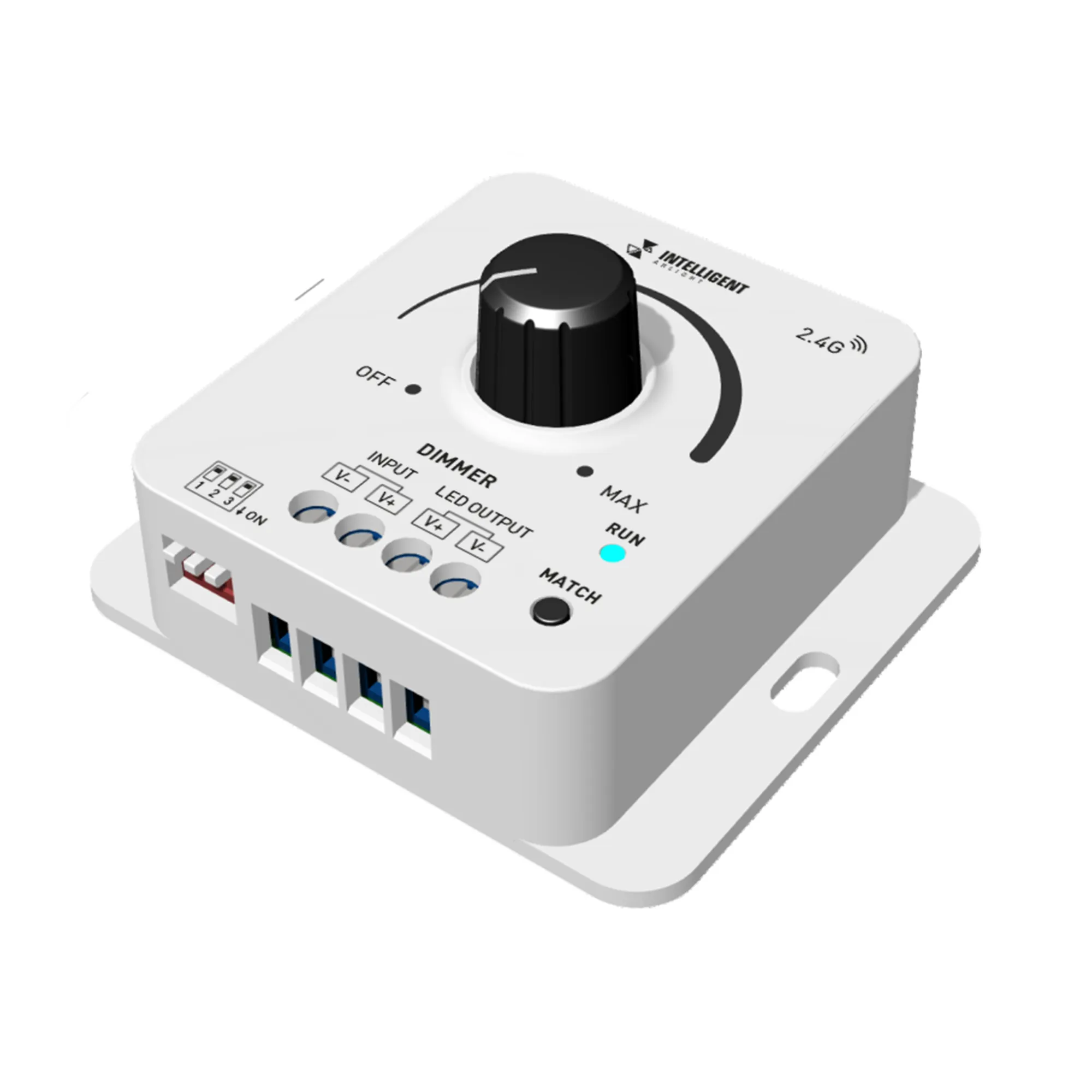 INTELLIGENT ARLIGHT Диммер SMART-PWM-101-32-DIM-SUF (12-48V, 1x8A, 2.4G) (IARL, IP20 Пластик, 5 лет) - изображение товара